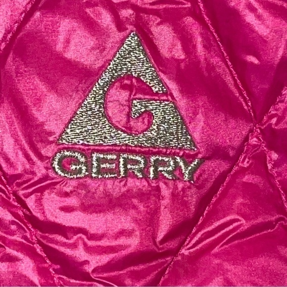 Gerry Quilted Down Puffer Pink Coat with Hood Children’s Size Large 14/16 - Picture 4 of 10